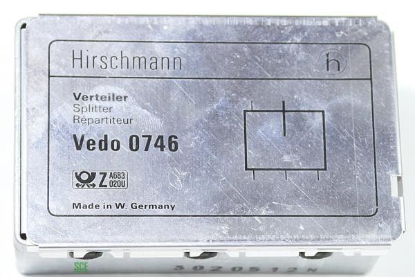 Hirschmann 4 fach Verteiler / Vedo 0746